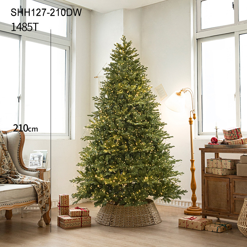 2.1M árbol de Navidad de siete puntas (con luz alrededor del árbol)