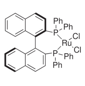 R-[2,2'-双(二苯基膦)-1,1'-联萘]二氯化钌,Cas号: 132071-87-5