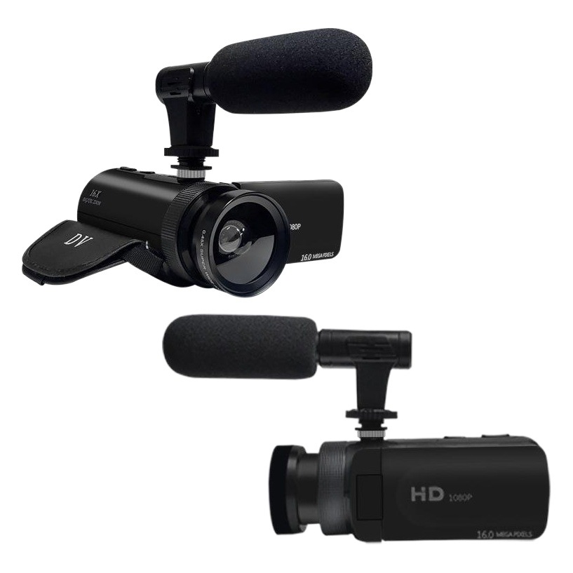 Nuevo 16 millones de píxeles micrófono HD cámara digital de vídeo DV fotografía transfronteriza inglés máquina de regalo