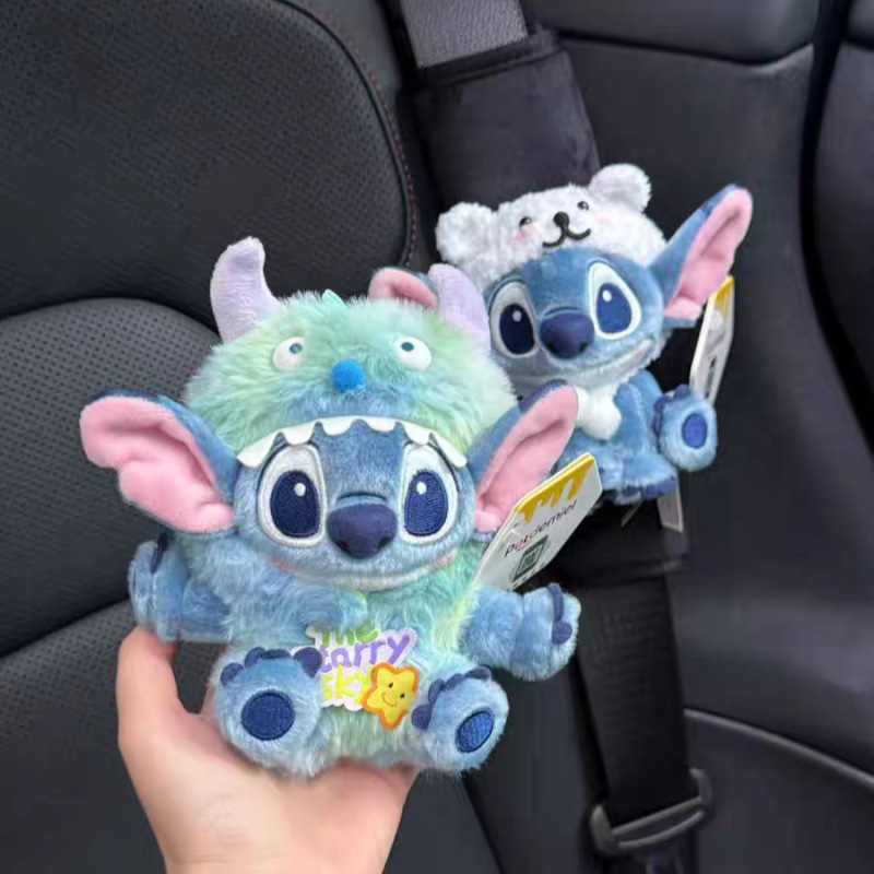 本物のストーミー・ビースト スティーバンカーインテリア かわいい人形 車の肩パッド 安全ベルト装飾 ギフト|undefined