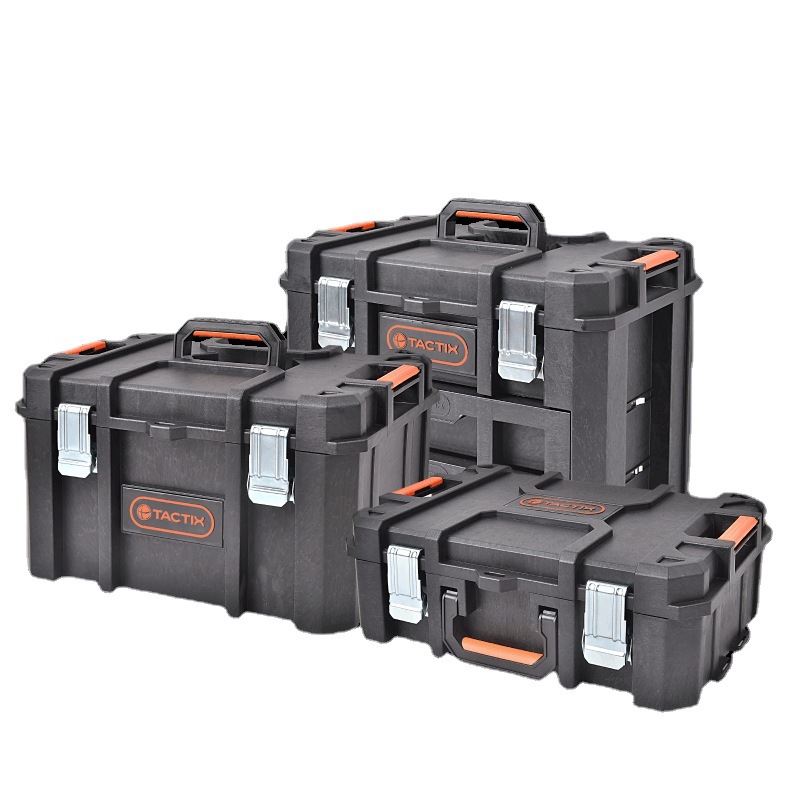 Caja de herramientas TACTIX Stack Combination String Barre Carro Modular Pesado Gran Grado Industrial Carro