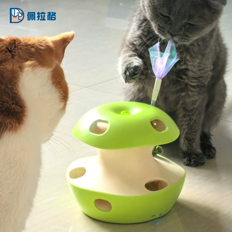 Новая электрическая игрушка для кошек в форме яблока, дразнящая палочка для кошек, бабочка, гусеница, игрушка для кошек, снимающая самодовольство и скуку, Amazon