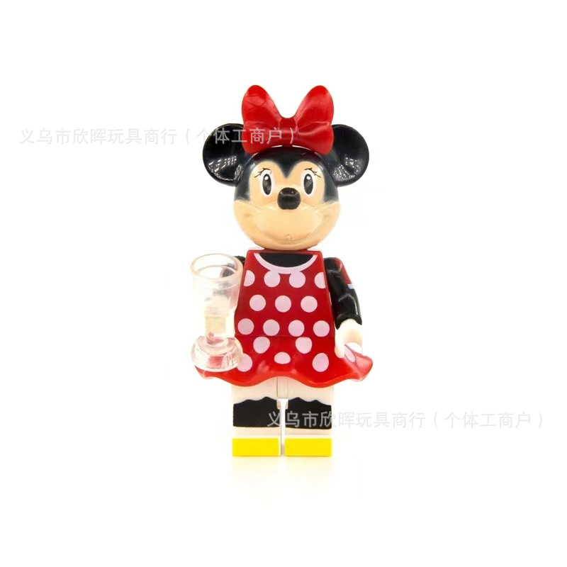 Disney Minnie Mouse Red Polka Dot Dress Building Block Minifigure