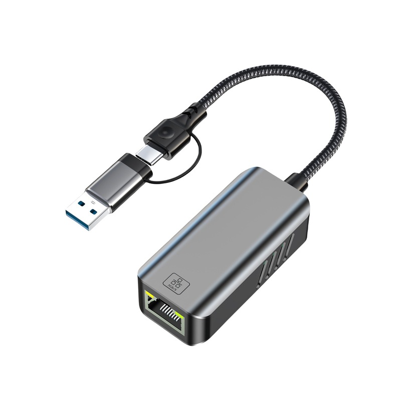 type-c网卡5G千兆网口 以太网笔记本平板usb转rj45接口网线转换器|undefined