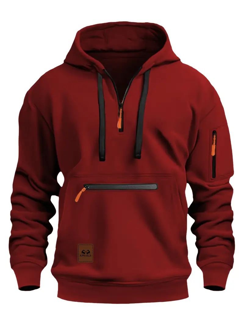 Burgundy, fleece
