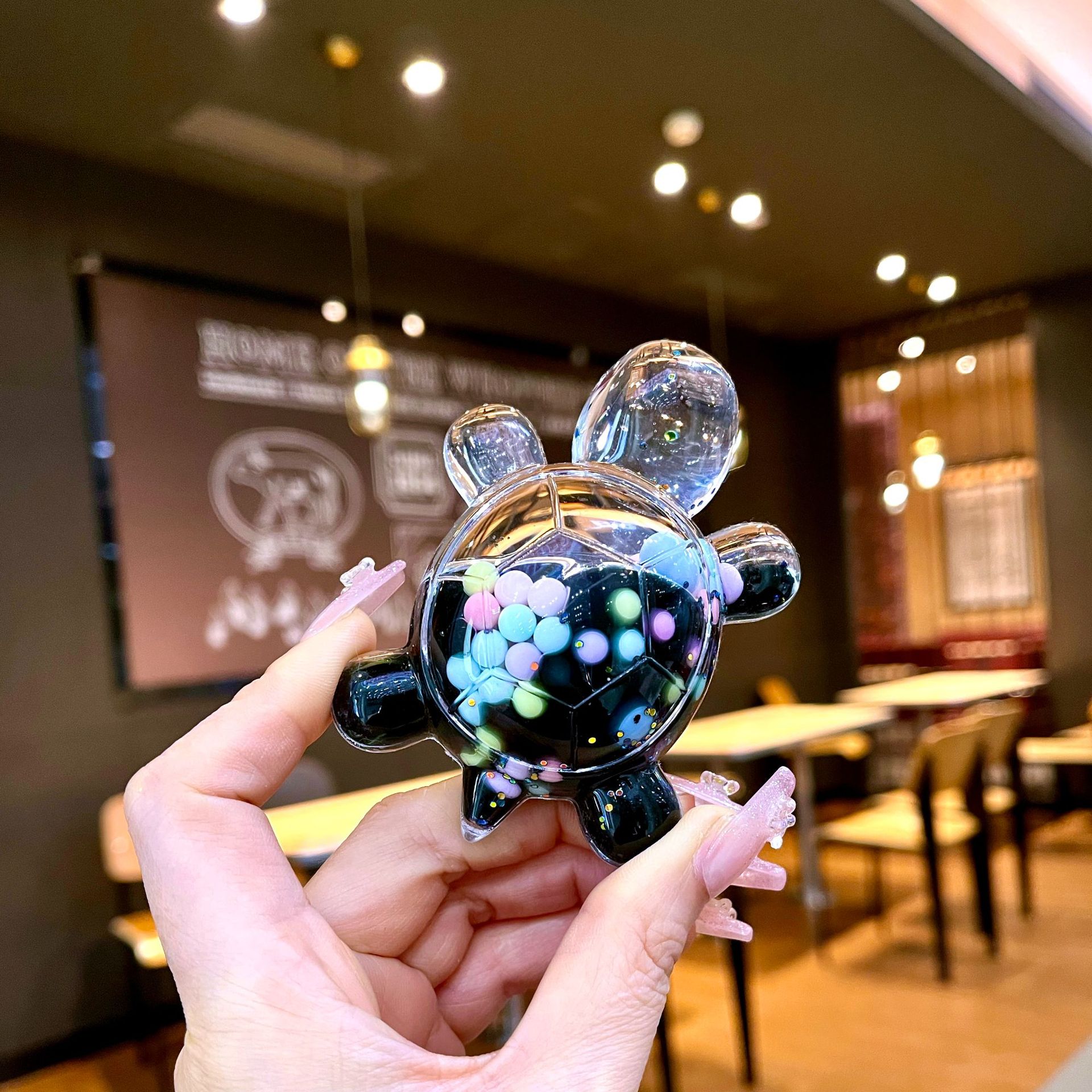 큰 우유콩거북 [밀크블랙]