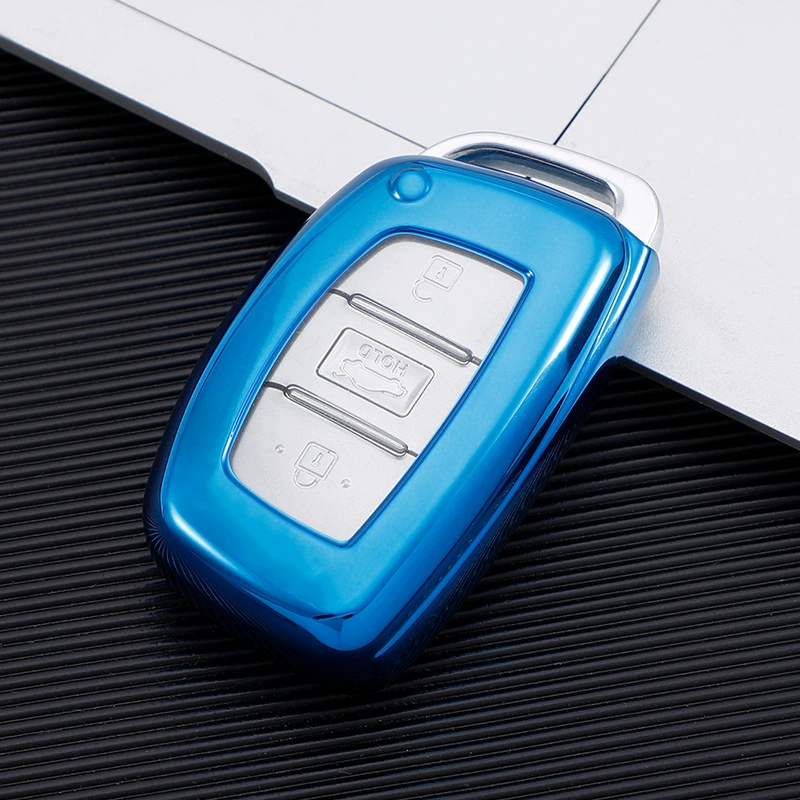 Key shell (Hyundai) Modern A model, glossy replacement cover, multi‑color options