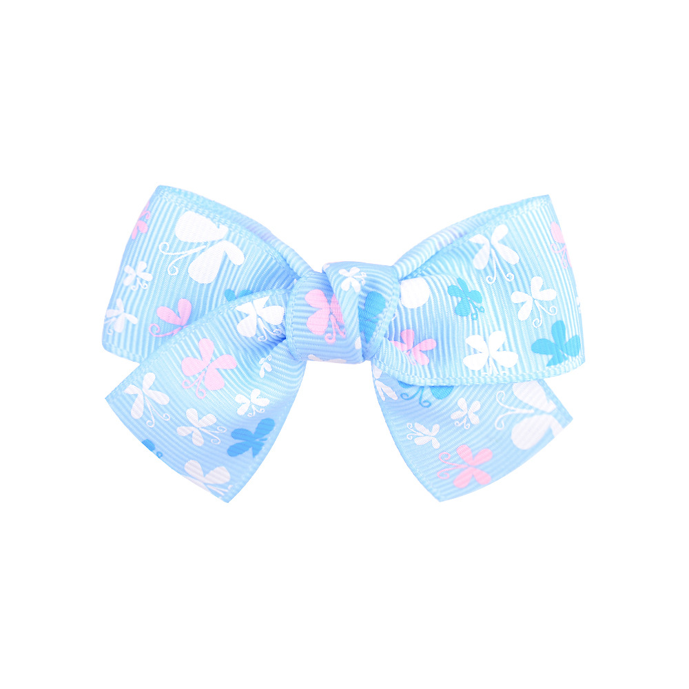 New Children's Candy Color Bow Clip Set display picture 5