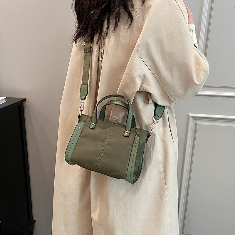 Casual Versatile Instram Nylon Fabric for Women's 2024 New Trendy and Fashionable Crossbody Solid Color Handb Tote_voghion.com