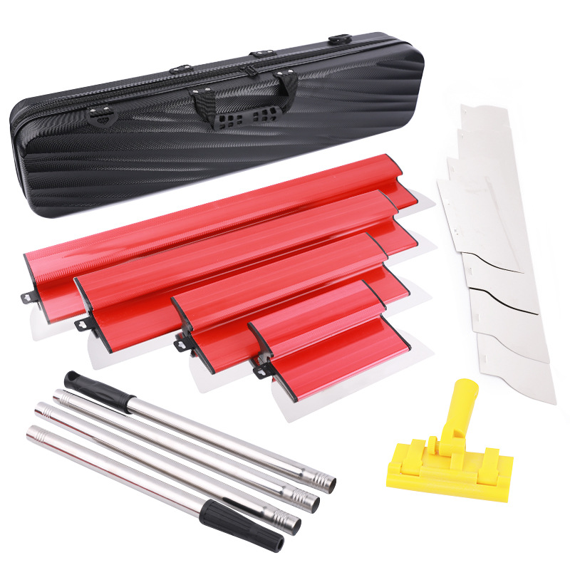 25 + 40 + 60 + 80 espátula + cuchilla + soporte + conjunto de extensión de 1,6 m