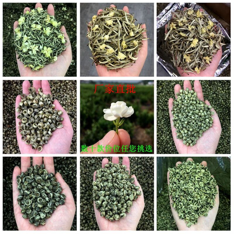 2026 Guangxi Hengxian Yumeng Piaoxue Loose Jasmine Tea Dragon Pearl Strong Fragrance Type White Jade Snail