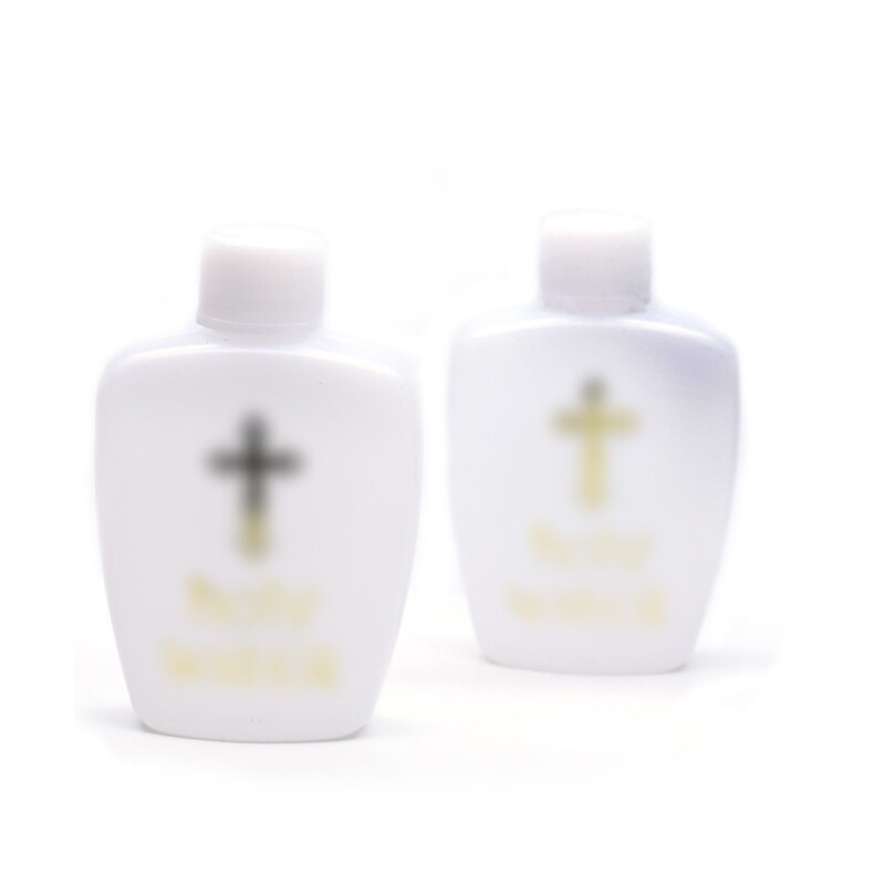 Plastic bottle with gold stamping, cross design, fashionable and versatile, 60/100/250ml, high-end water and lotion dispensing bottle