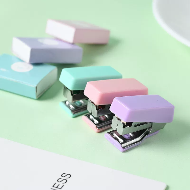Lideme Creative Stapler Mini Stapler Binding Office Supplies Small Stapler for Office Use