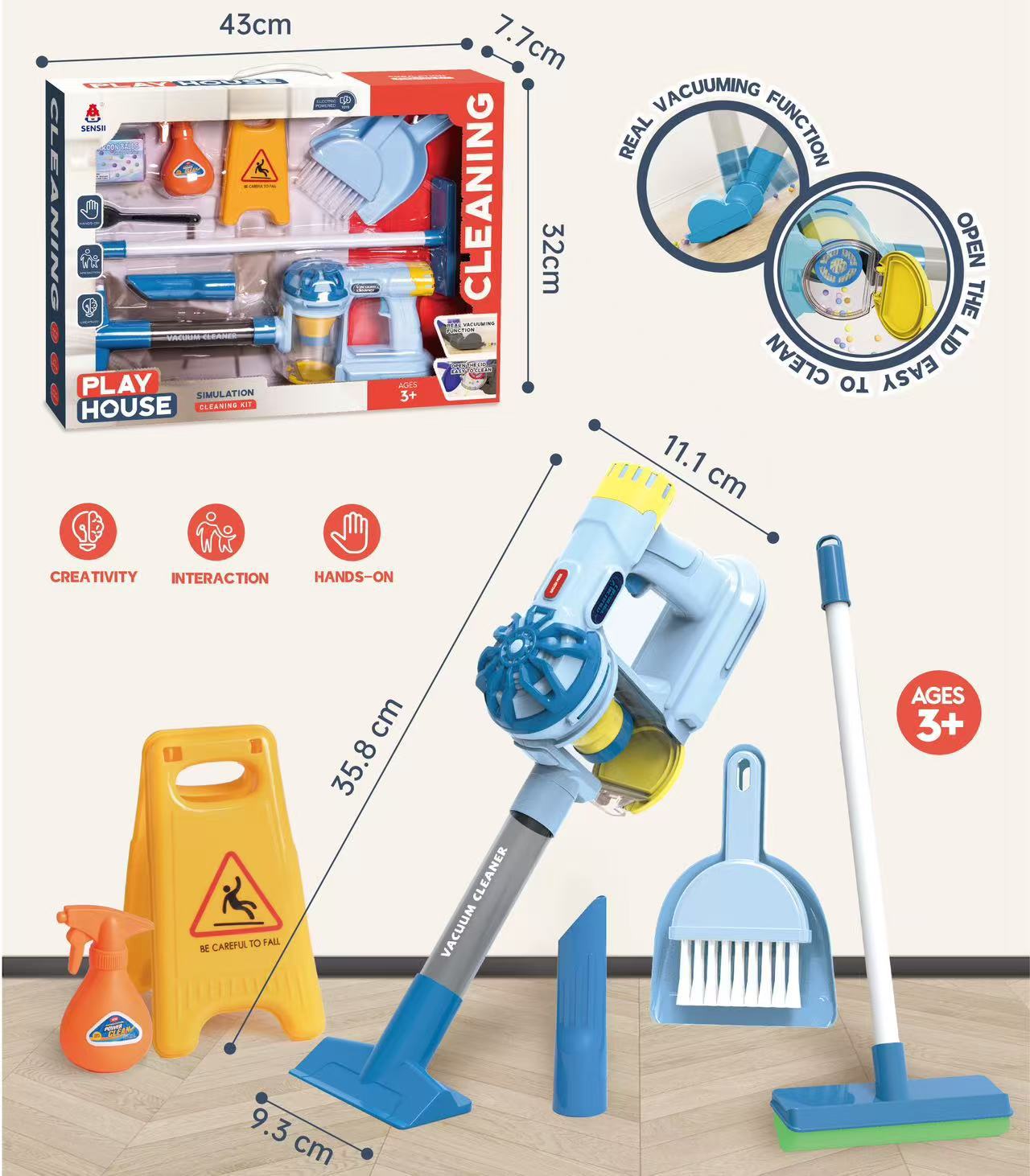 096-58 블루 + 액세서리 [영어 포장]