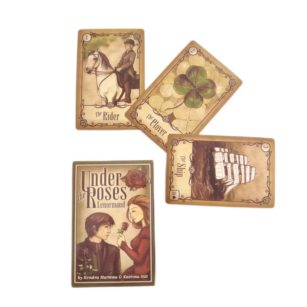 Новый Английский Таро АНГЛИЙСКОЕ Оракул Роза Мед contains Paper Manual Cross -border spot