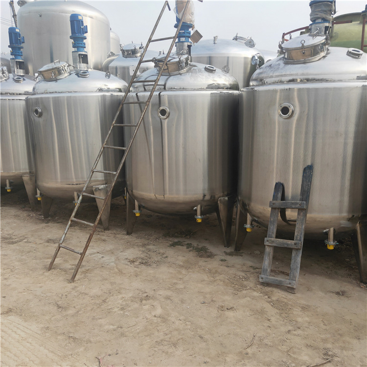 转让3000不锈钢反应釜二手反应釜结构形式二手不锈钢反应釜回收