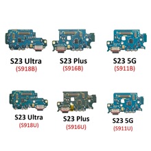 适用于三星S23Ultra原装尾插小板S23+充电S918卡座送话排线现货