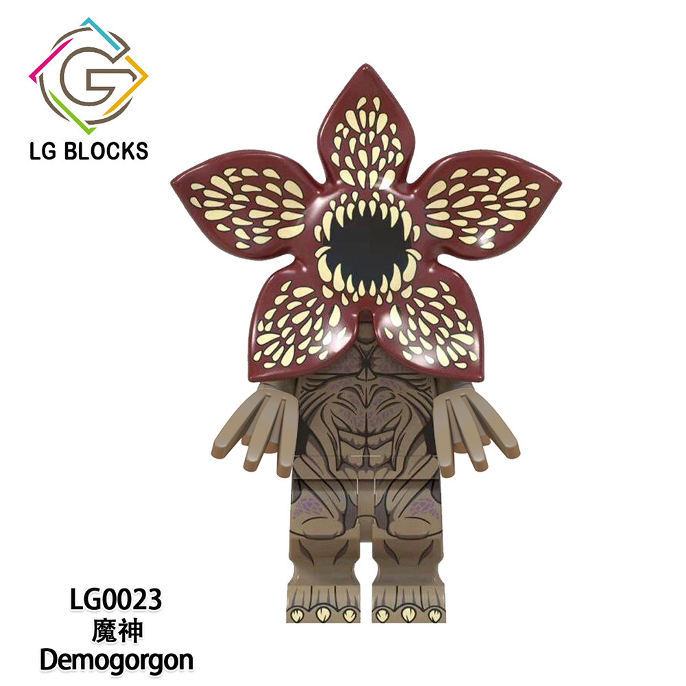 外国貿易品 知育組み立て玩具 LG1004 テレビシリーズ「ストレンジャー・シングス」魔神イレブン ブロックフィギュア