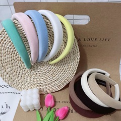 Early spring sponge high skull headband women's face wash summer headband French wide-brimmed Internet celebrity hair bundle pressure hairpin headdress