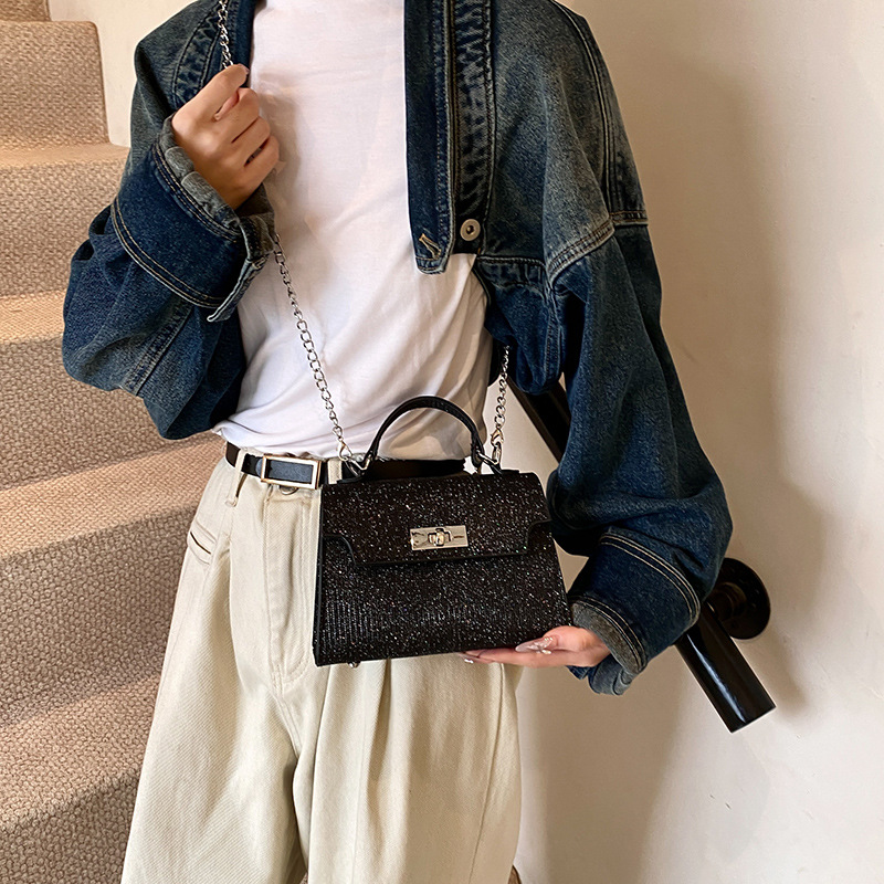 El popular bolso Kelly de otoño e invierno de este año 2024 nuevo bolso de mano diseño de nicho bolso de hombro bolso de mensajero de estilo occidental mujer