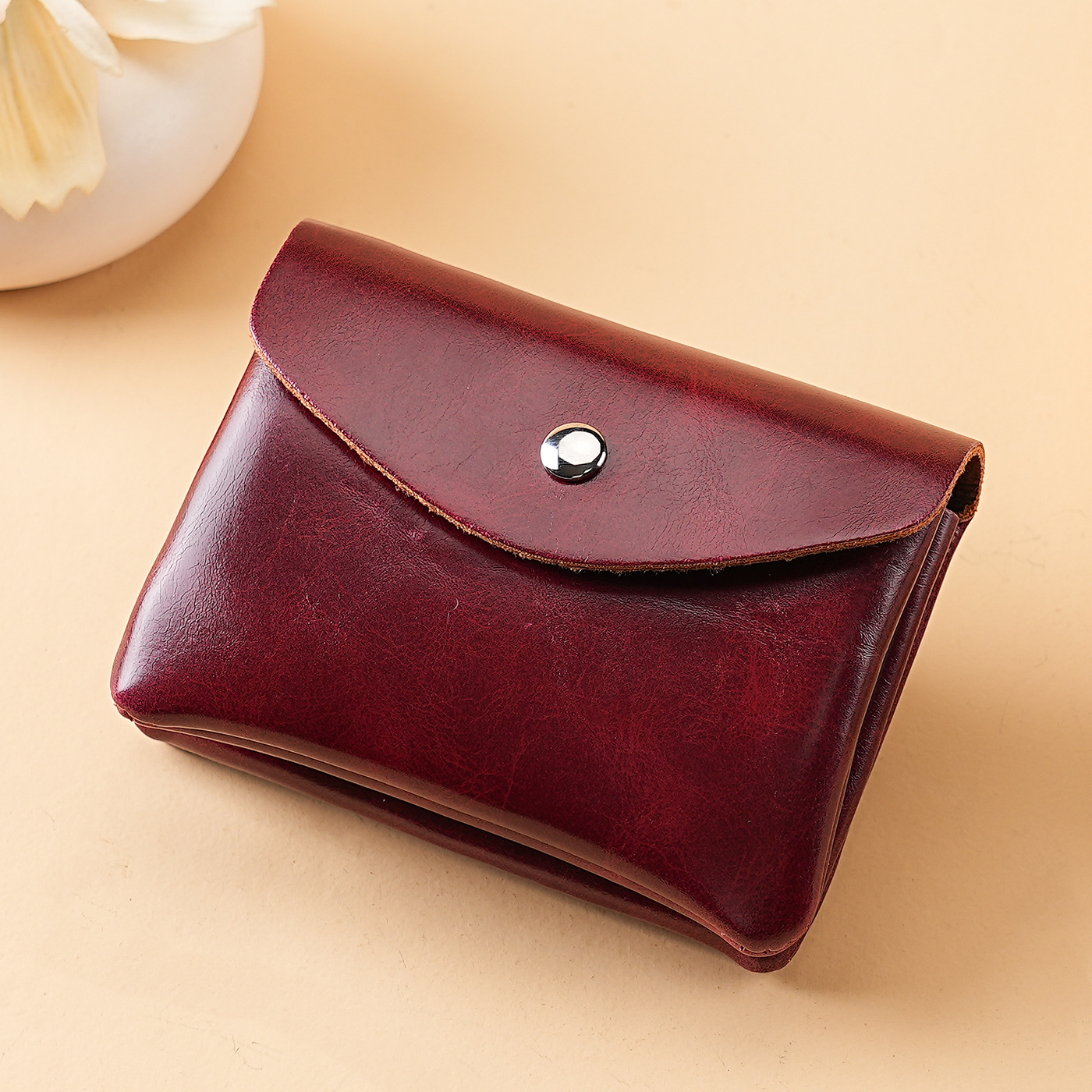 Monedero de cambio simple damas pu multifuncional bolso de tarjetas para mujeres gran capacidad para colocar joyas pequeñas monedas bolso de piel suave