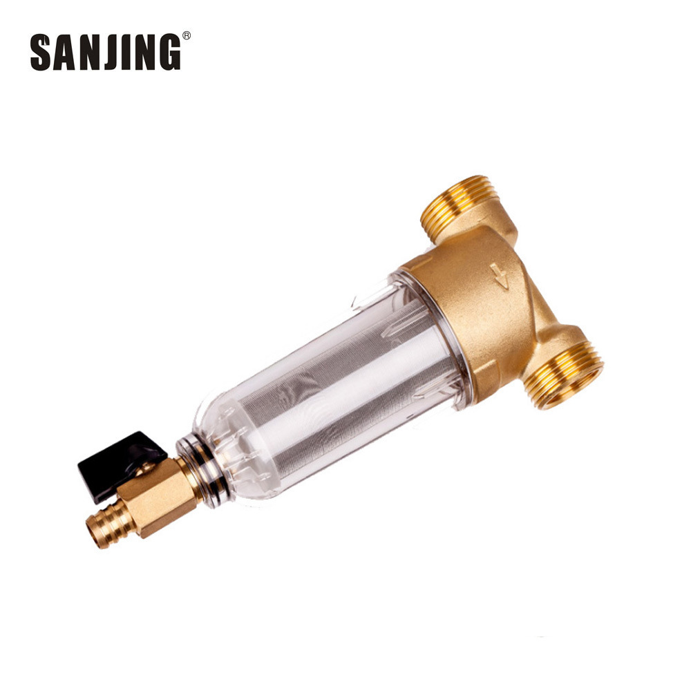 Filtro frontal de cobre puro transfronterizo hogar toda la Casa Hogar Central gran flujo no potable directa purificador de agua del grifo