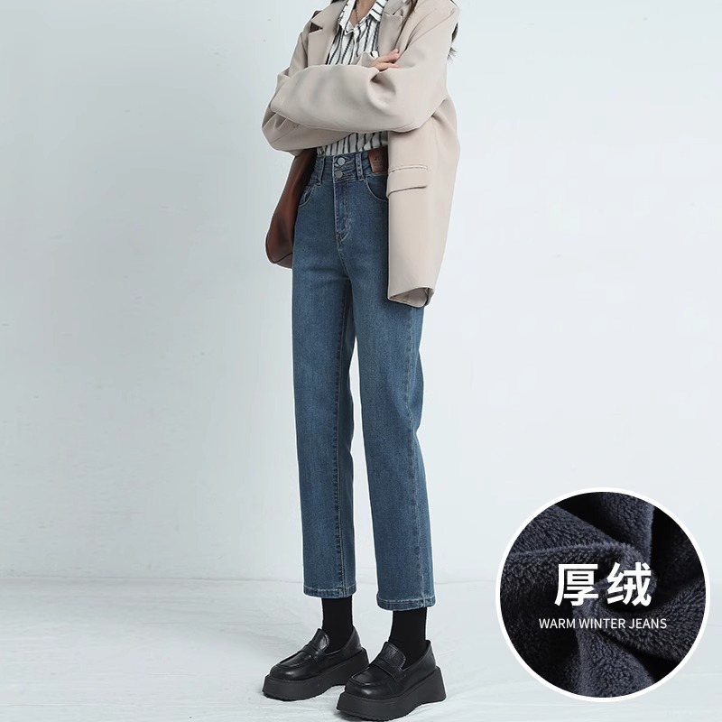 가죽 브랜드 레트로 블루 나인 포인트(두꺼운 벨벳)