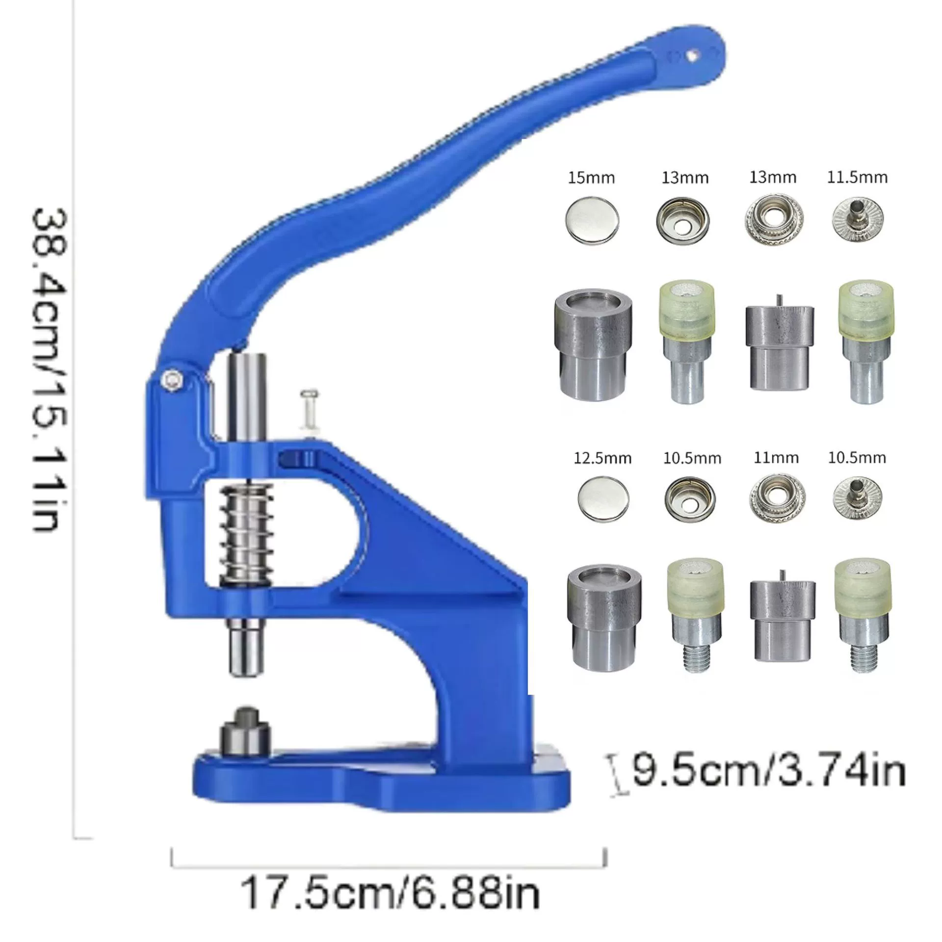 Небольшой пресс для воздуха глазная пряжка ручной пресс заклепка машина для установки мозолей 203 201 комплект