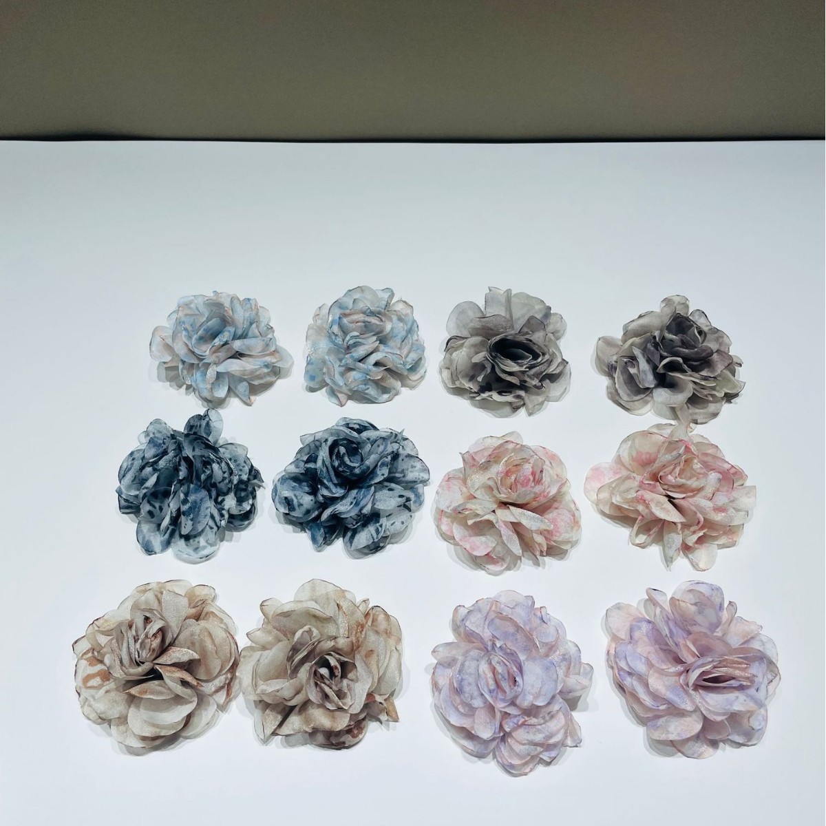 New style floral fairy-like colorful gauze rose DIY hair clip, hair rope, headpiece, corsage, necklace, floral accessories