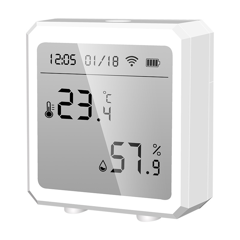 Sensor de Temperatura y Humedad WiFi Zigbee, Aplicación Tuya para Hogar Inteligente, Control Remoto, Pantalla, Termómetro e Higrómetro