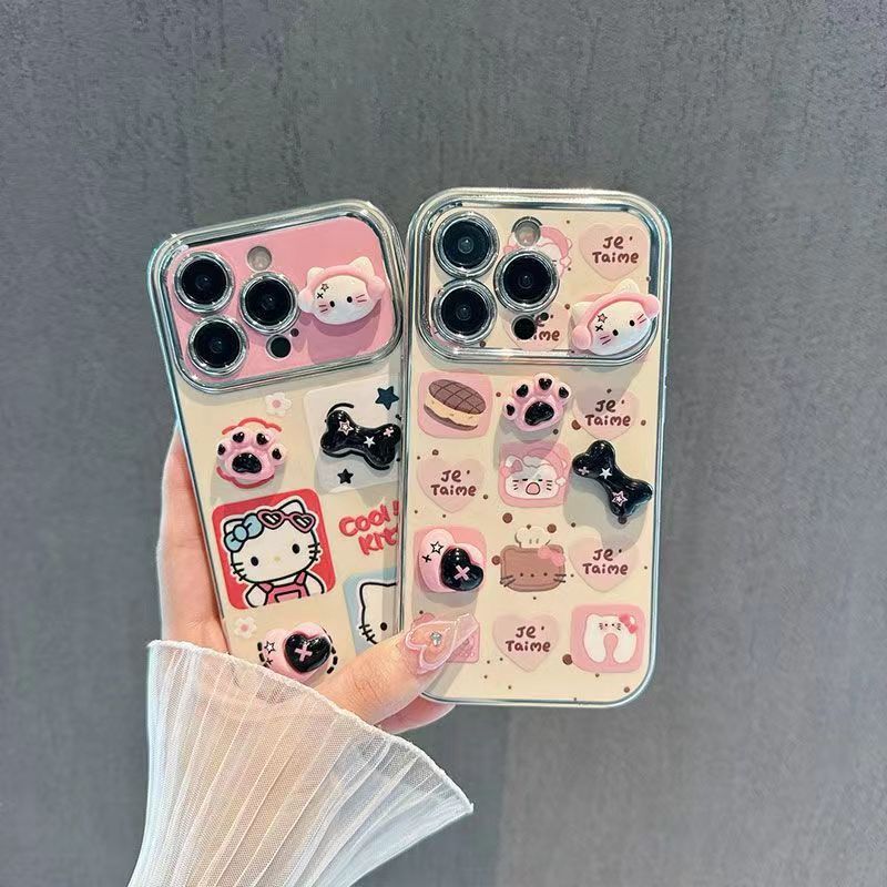 Cute Hello Kitty for Apple 16PROMAX phone case 15PRO13/12 all-inclusive 15 windows xs/15P soft