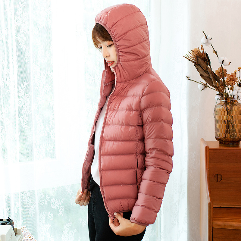 다크 핑크(후드 있음)