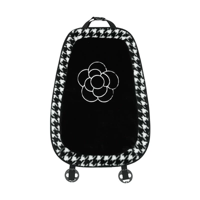 Winter Plush Car Cushion Seat cushion, seat cover - rabbit-fur-houndstooth-side-camellia-cushion-backrest