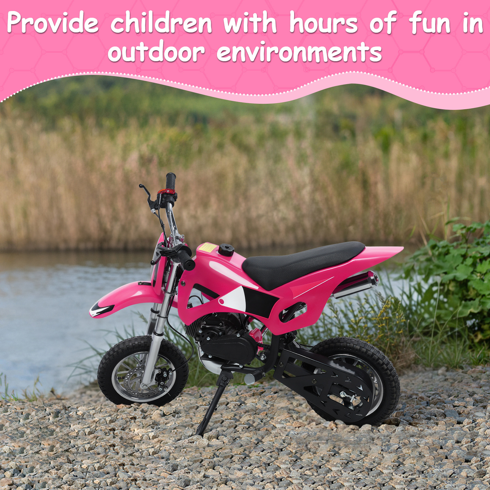 49Cc Sports Motorcycle for Kidsren and Girls Off-Road Mini Motorcycle Scenic Spot Play with Strong Power and Strong Overseas Special Edition