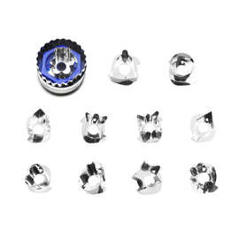 不锈钢水果切饼干模印花器曲奇饼干模具蛋糕切模烘培工具甜品