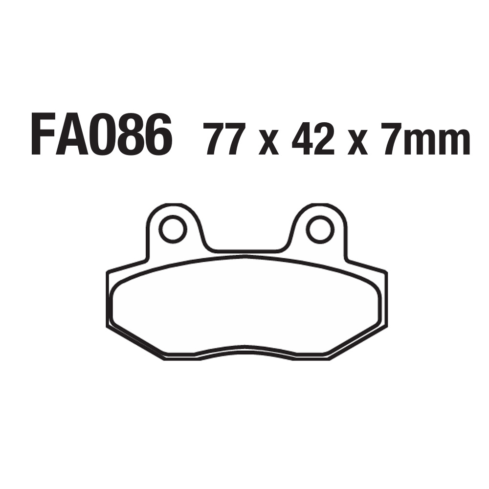 Motocicleta coche eléctrico pastillas de freno de disco Kart ATV CBX125