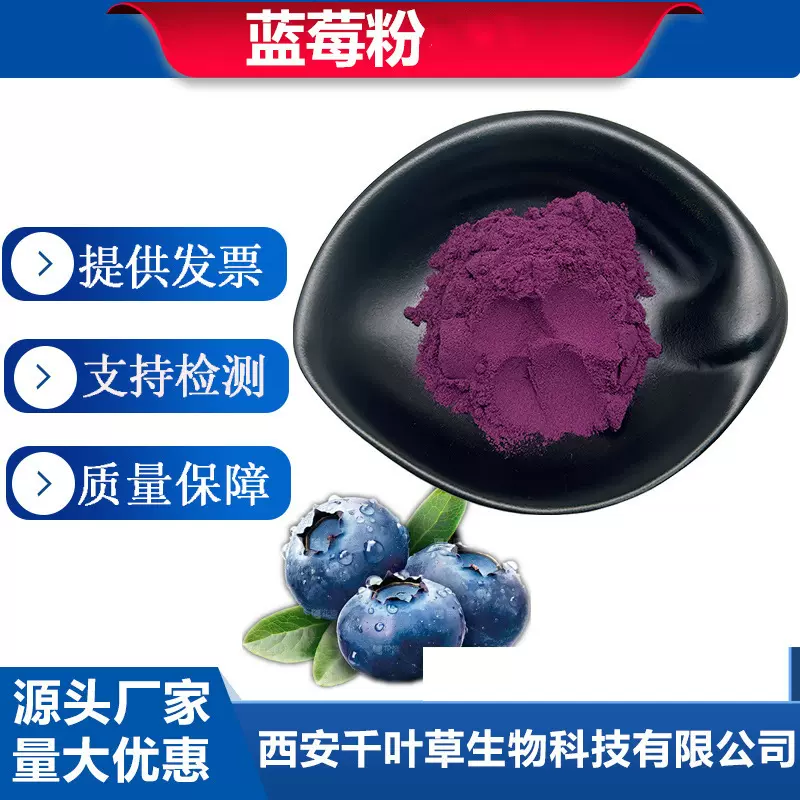 蓝莓粉 蓝莓汁粉蓝莓果粉喷雾干燥粉食品级蓝莓粉厂家包邮