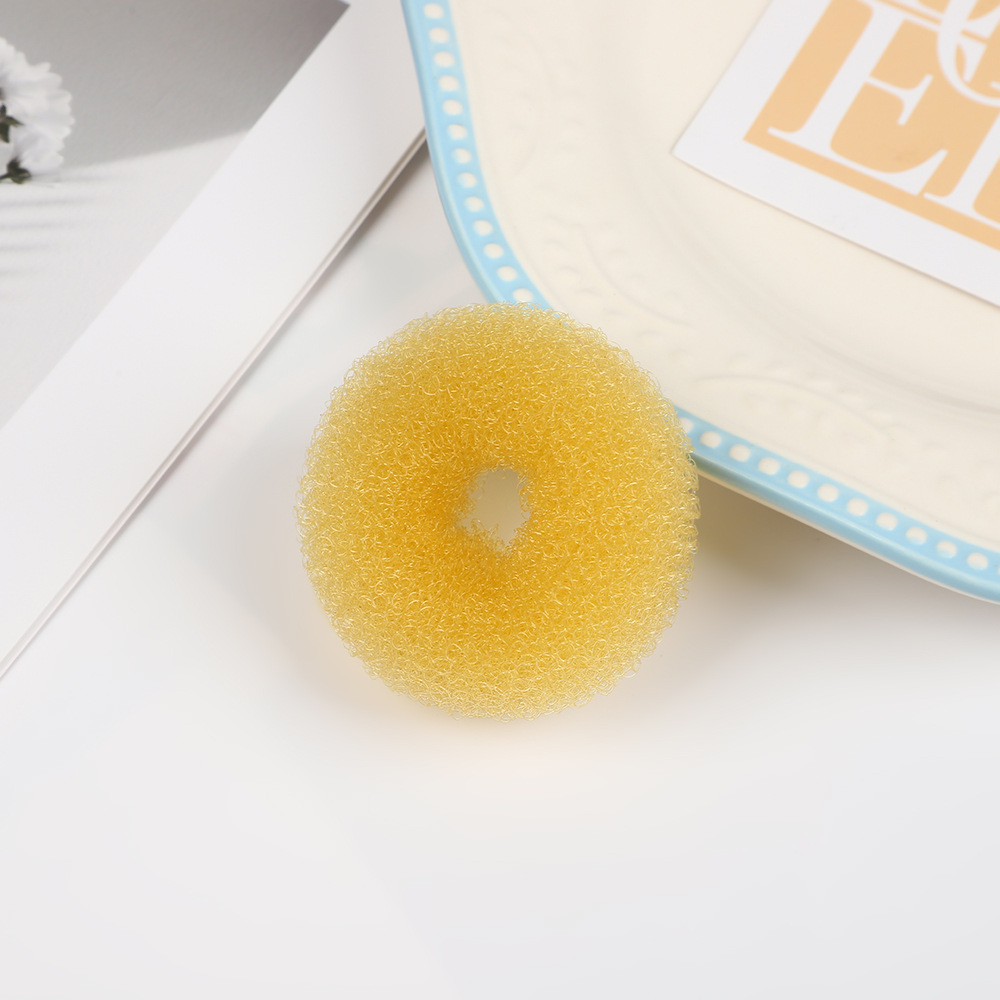 Ball-head doughnut cone para el cabello de chicas coreanas lindas Ball-head cone para el cabello flojo no daña toque de cabello