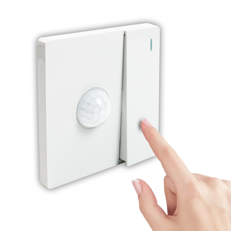 220V86 type with one open dual control infrared switch panle