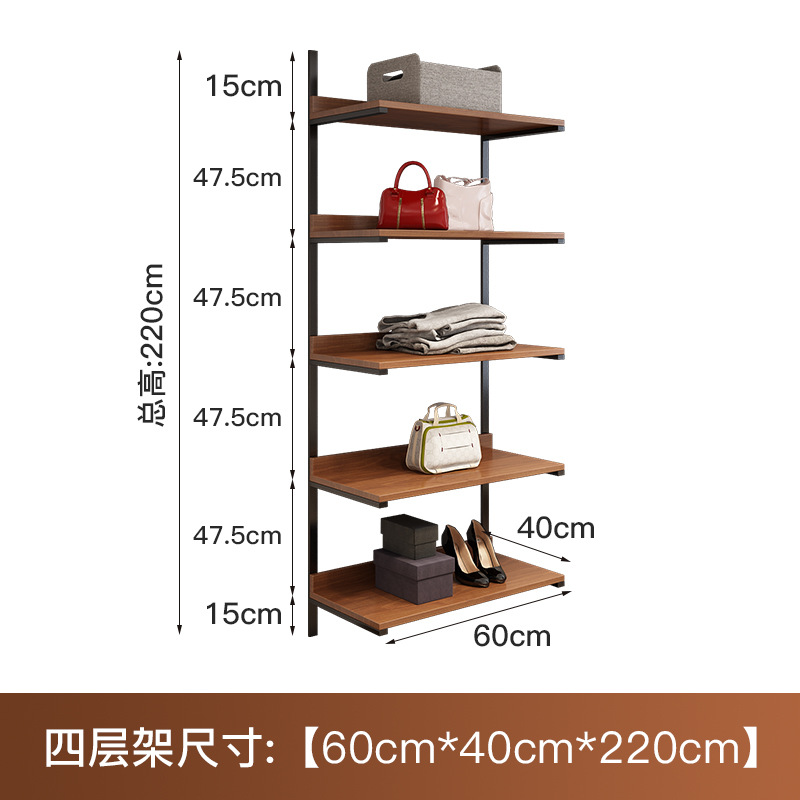 4 개의 선반 60*40*220cm 높이