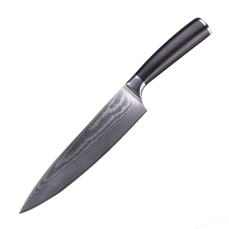 G10 Damascus Steel8-inch Chef's Knife Stainless Steel Kitchen Kitchen Knives Dropshipping