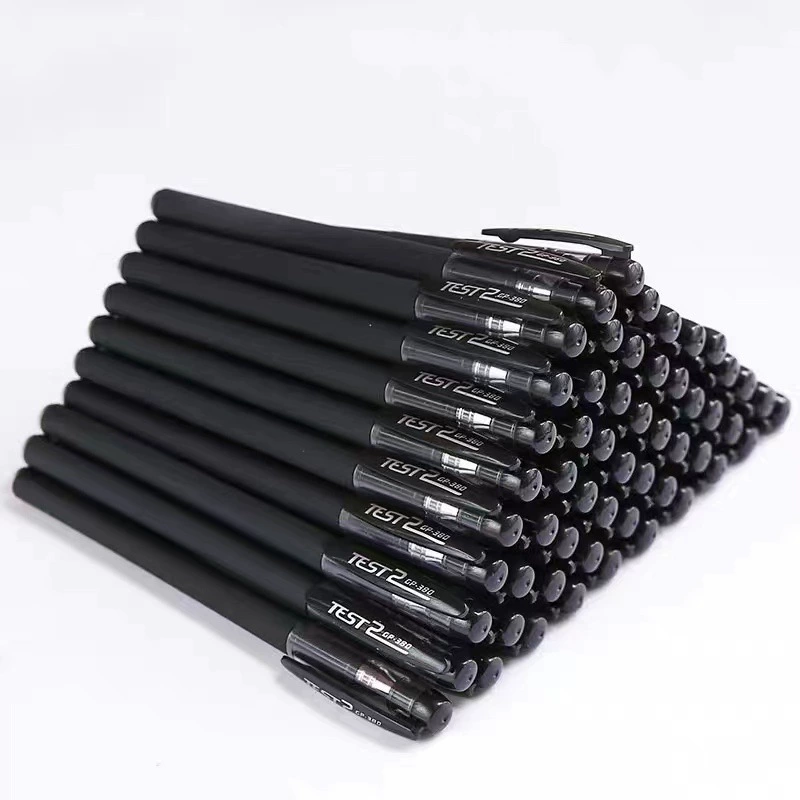 Black matte rollerball pen for students, bullet, 0.5mm