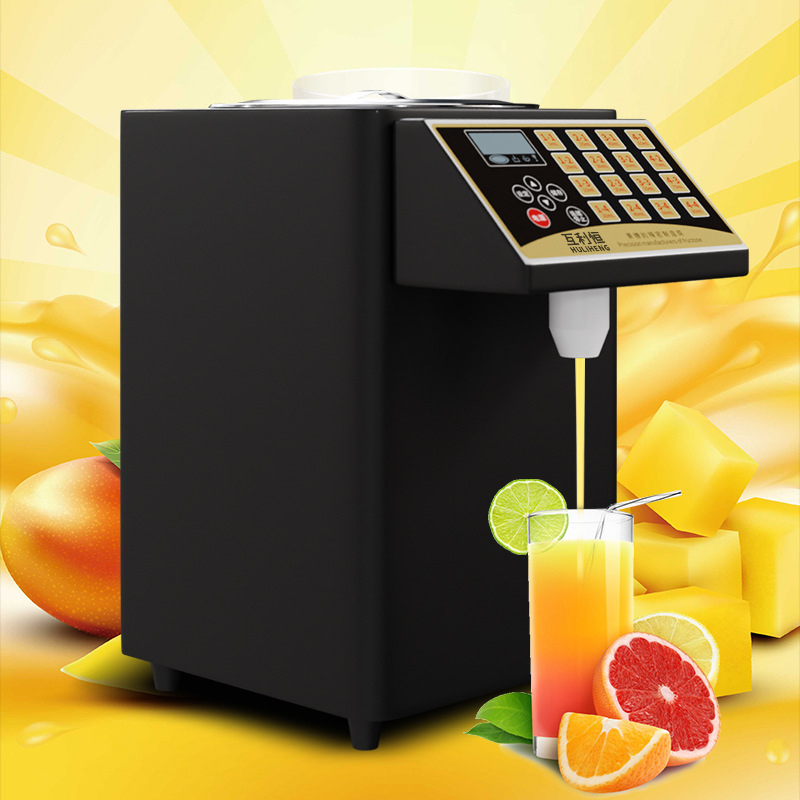 Beneficio mutuo automático microordenador fructosa máquina cuantitativa comercial leche té tienda Equipo conjunto completo Taiwán fructosa máquina instrumento image 5