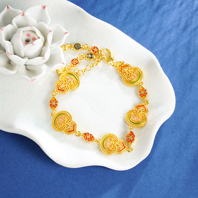 S2850 pulsera de calabaza de estilo de corte