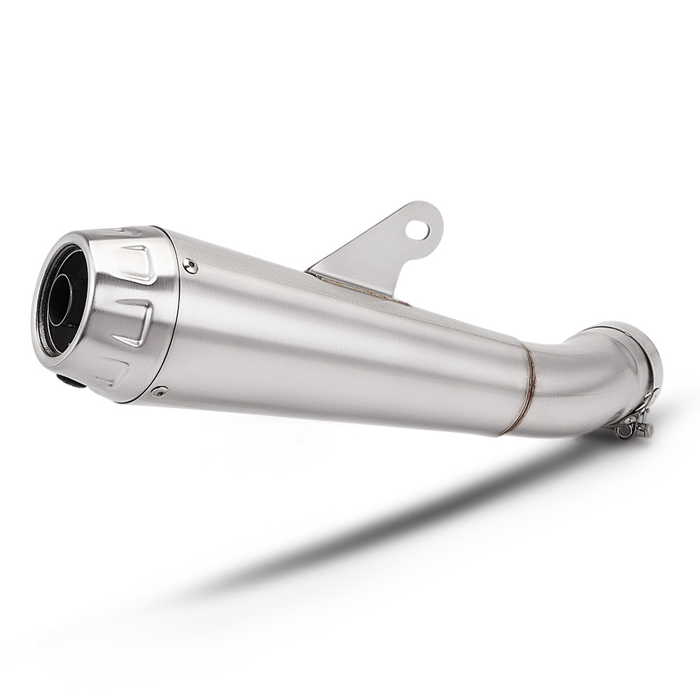 Suitable for Motorcycle Zhang Xue 500F Mid-Section Exhaust Pipe Aw30 Tail-Section Silencer, Connects to Original Exhaust