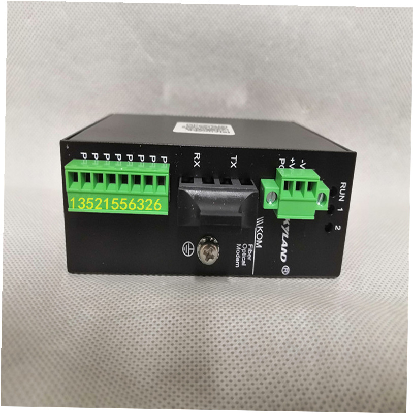 东土KOM200-1M-SC05-485/RS232-H1导轨式串口光纤转换器