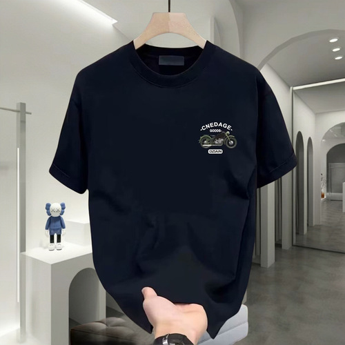 Summer Men's Short Sleeve T-shirt, Running the World, Bestselling 5 Yuan Street Vendor T-shirts for Men