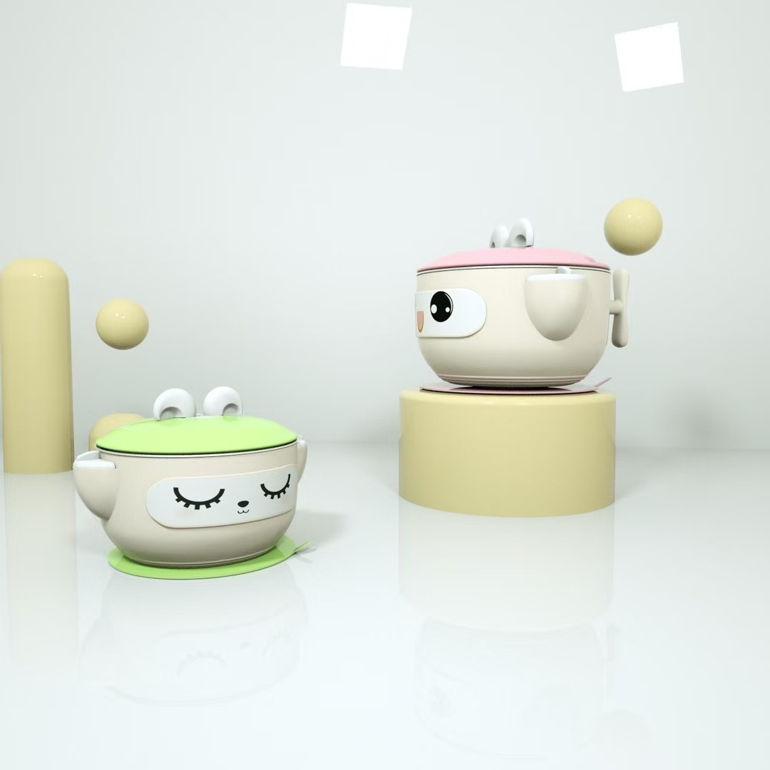 All-Season Constant-Temperature Baby Eating Artifact, Water-Filled Bowl, Anti-Fall, Anti-Spill, Independent Eating, Worry-Free, Essential Manufacturer Direct