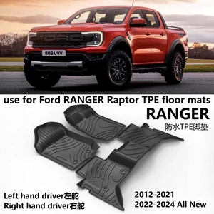 T9/8/7 sol və sağ sükan Ford Ranger Raptor TPE rezin suya davamlı döşəmə xalçası