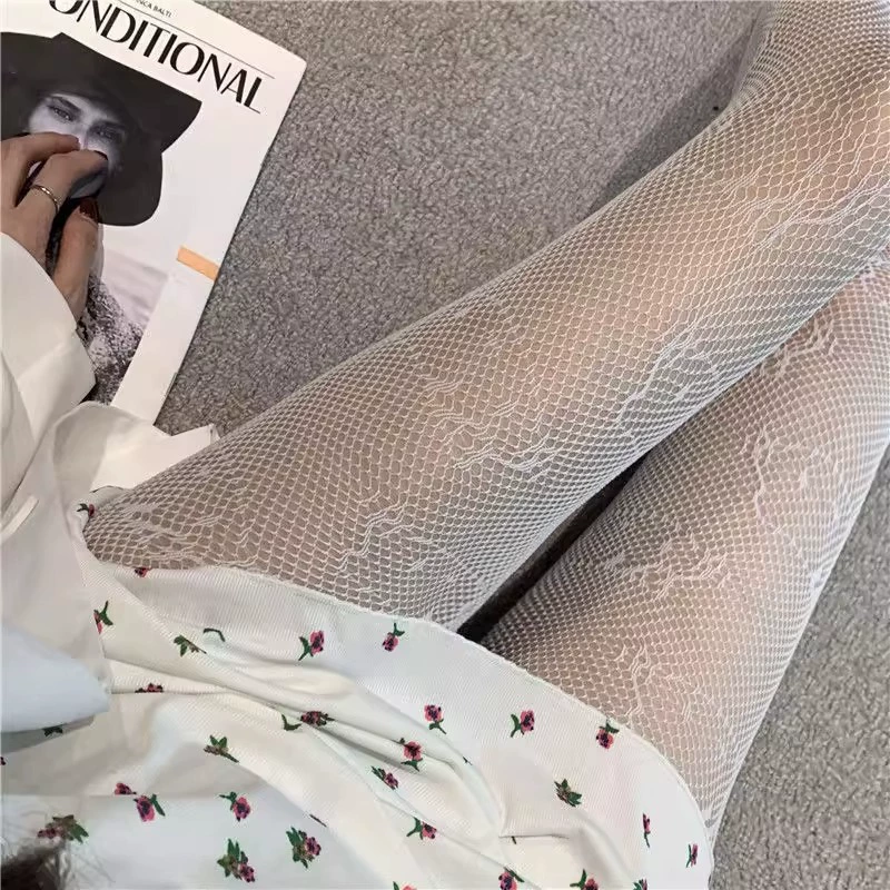 Hello Kitty, сеть для рыбалки, тонкие напульсники, черные колготки